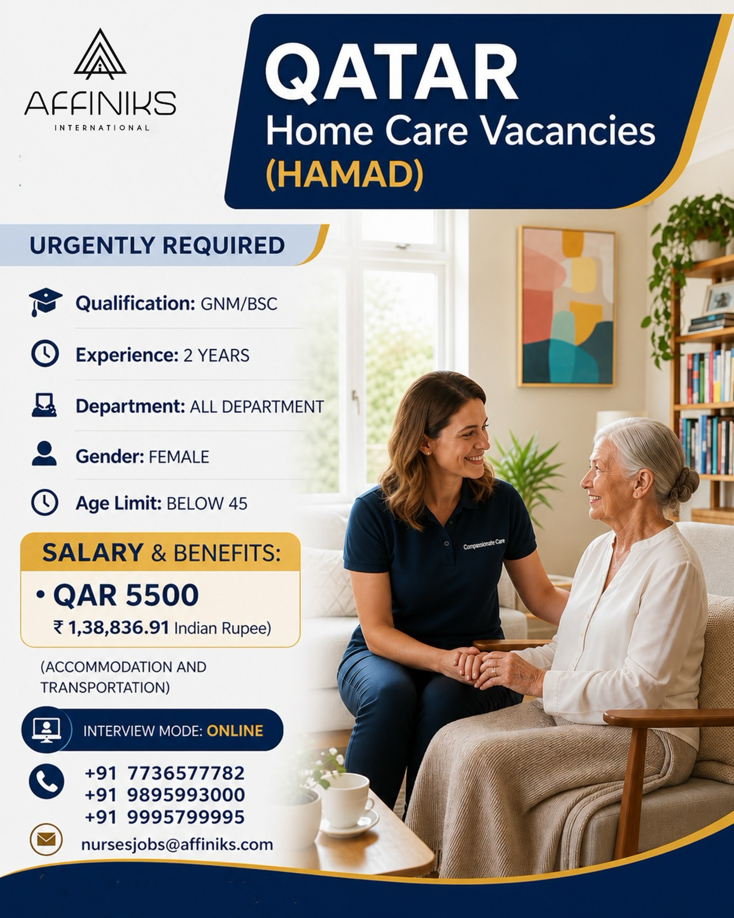 HIRING FOR QATAR
