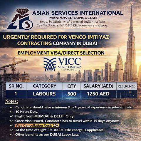 I HIRING FOR UAE I 