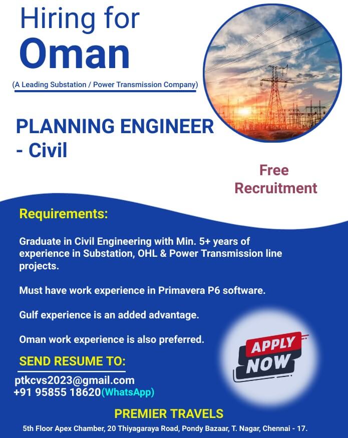 Hiring for Oman