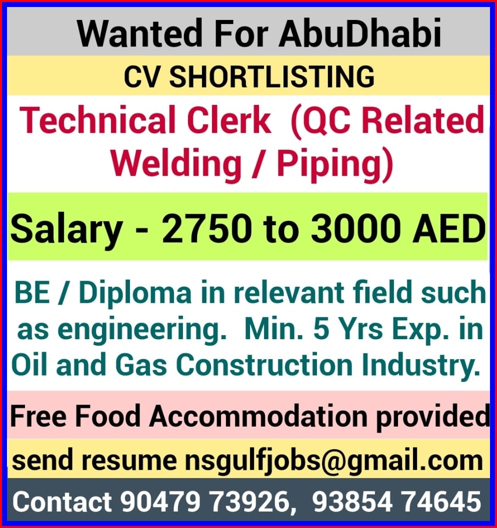 Wanted for abudhabi